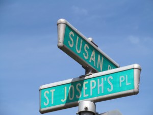 At the corner of Susan and St. Joseph