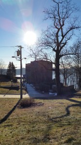 Sun shining over the Congregation Offices